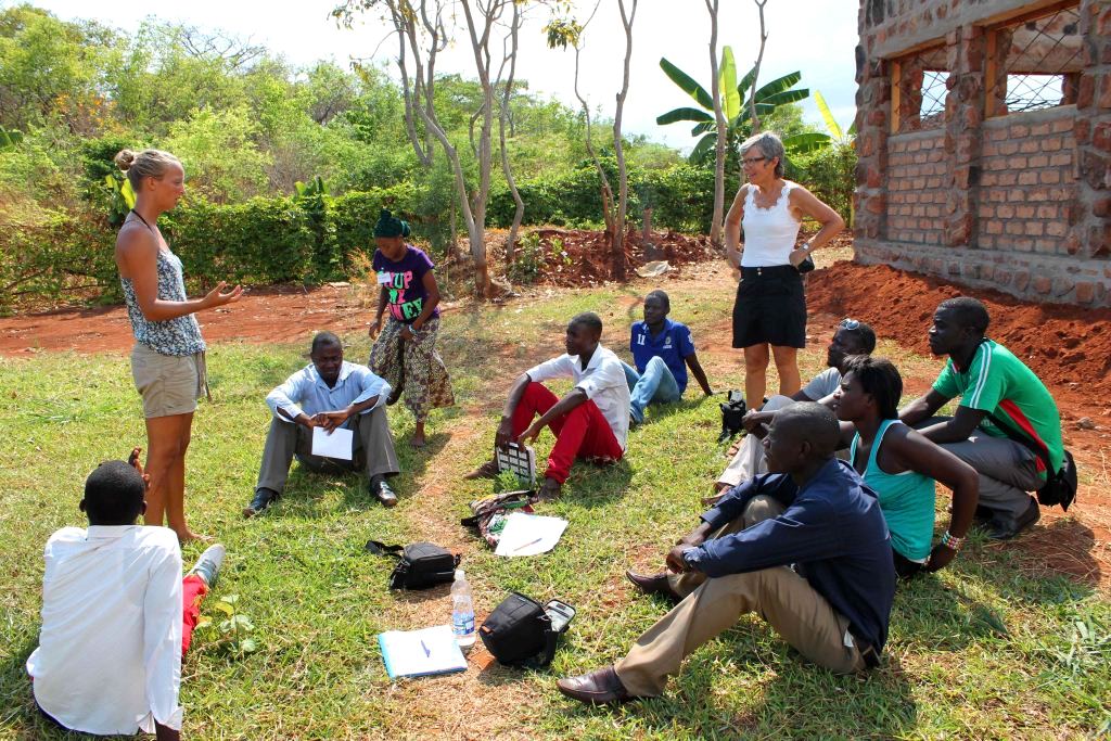 De zambianske elever i Eventure Village
